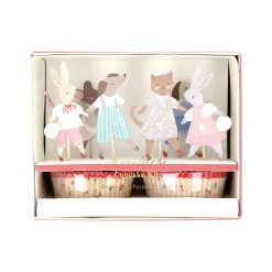 Animal Friends Cupcake Kit, Set of 24