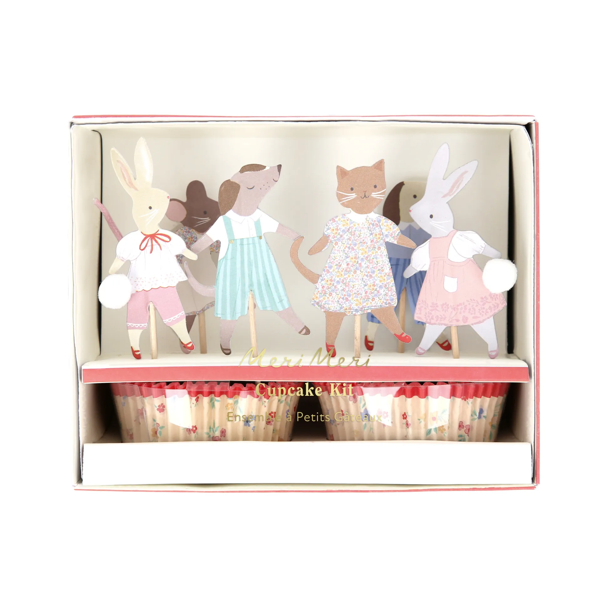 Animal Friends Cupcake Kit, Set of 24