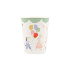 Animal Friends Cups, Set of 8