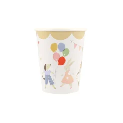 Animal Friends Cups, Set of 8
