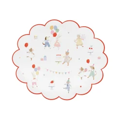 Animal Friends Dinner Plates, Set of 8