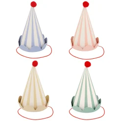 Animal Friends Party Hats, Set of 8