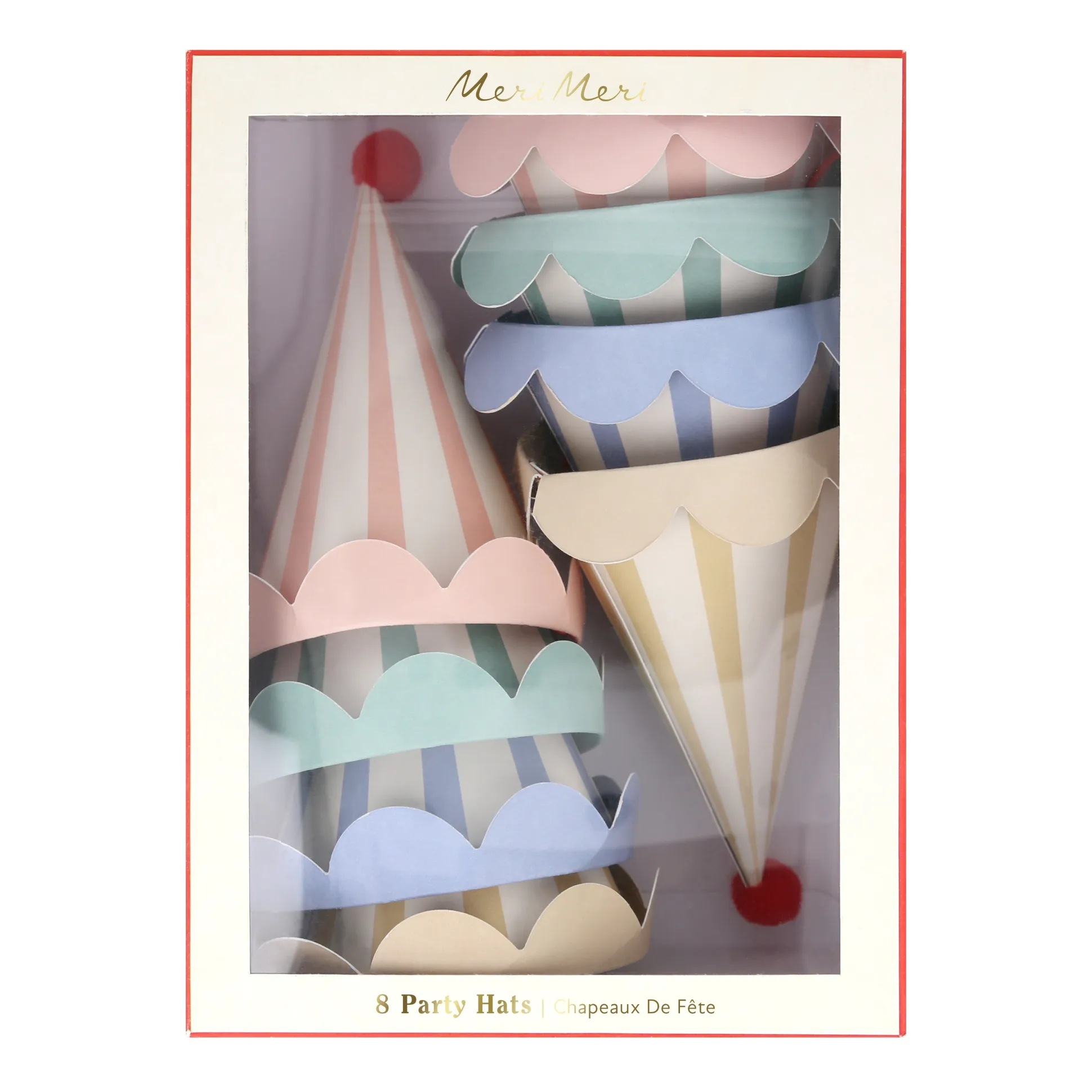 Animal Friends Party Hats, Set of 8