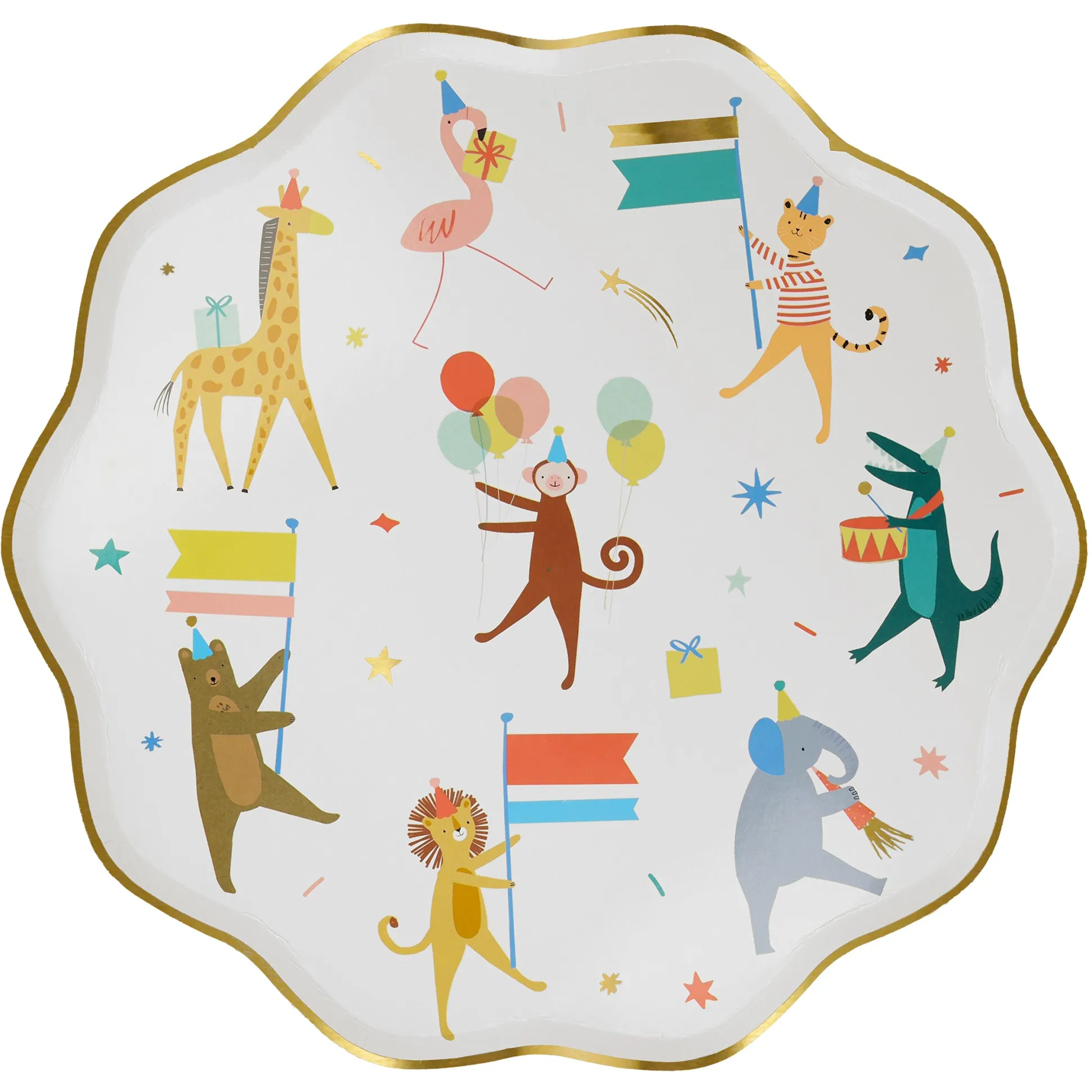 Animal Parade Dinner Plates, Pack of 8