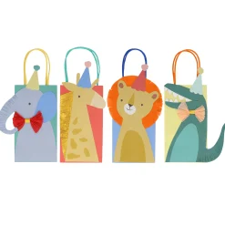 Animal Parade Party Bags, Pack of 8