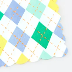 Argyle Small Napkins (x 16)