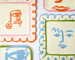 Art Party Dinner Plates, Pack of 12