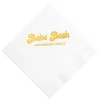 Babe Bash Personalized Napkin, Gold Foil
