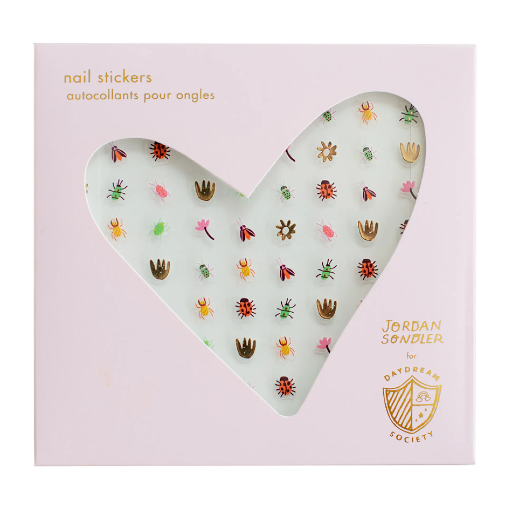 Backyard Bugs Nail Stickers, Pack of 100