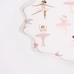 Ballerina Plates, Pack of 8