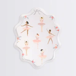 Ballerina Plates, Pack of 8