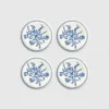 Bamboo Blue Toile Small Plates (Pack of 4)