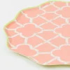Bamboo Pattern Dinner Plates (x 8)