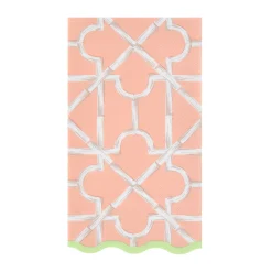 Bamboo Pattern Guest Towels (x 16)