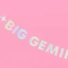 Big Gemini Energy Banner - Iridescent Foil Banner