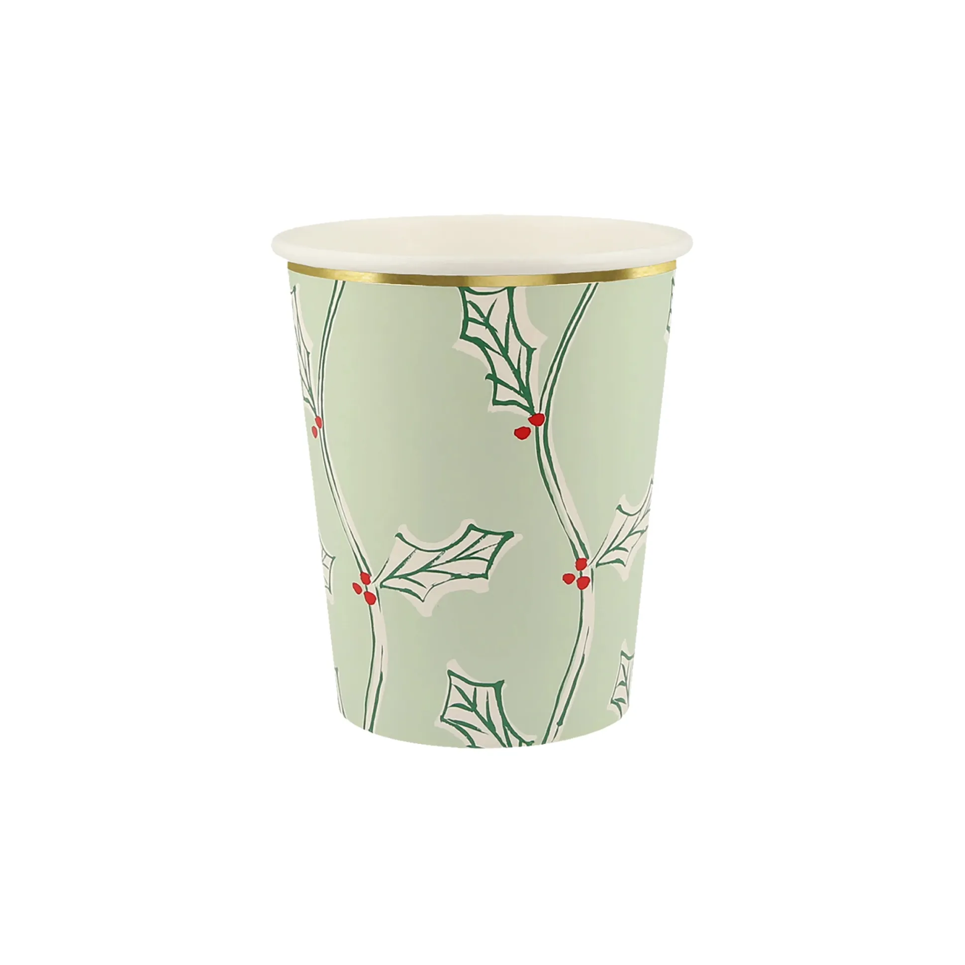 Block Print Cups, Pack of 8