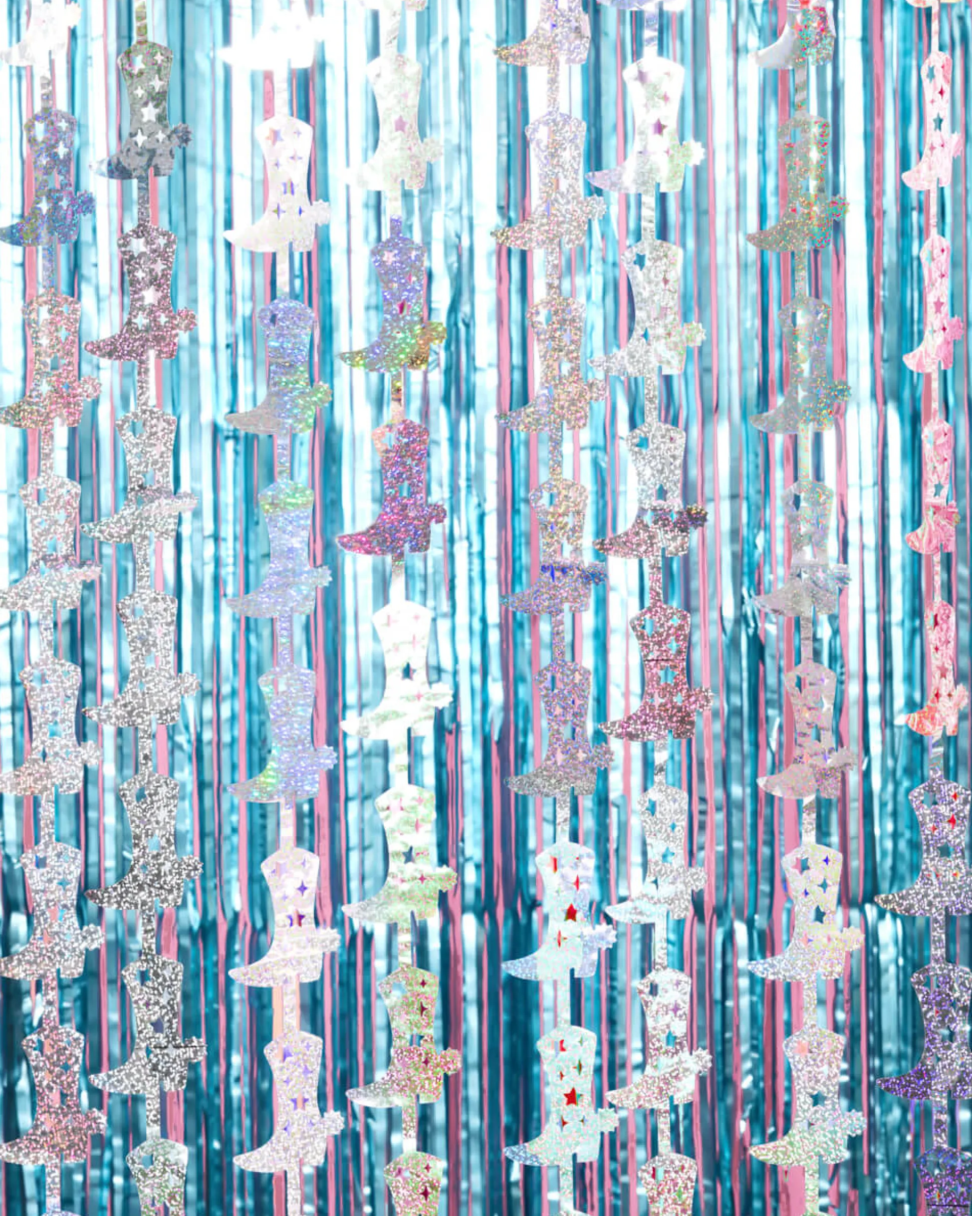 Blue Cowgirl Curtain Pack