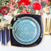 Blue Feliz Cumpleaño Dessert Plates, Pack of 8