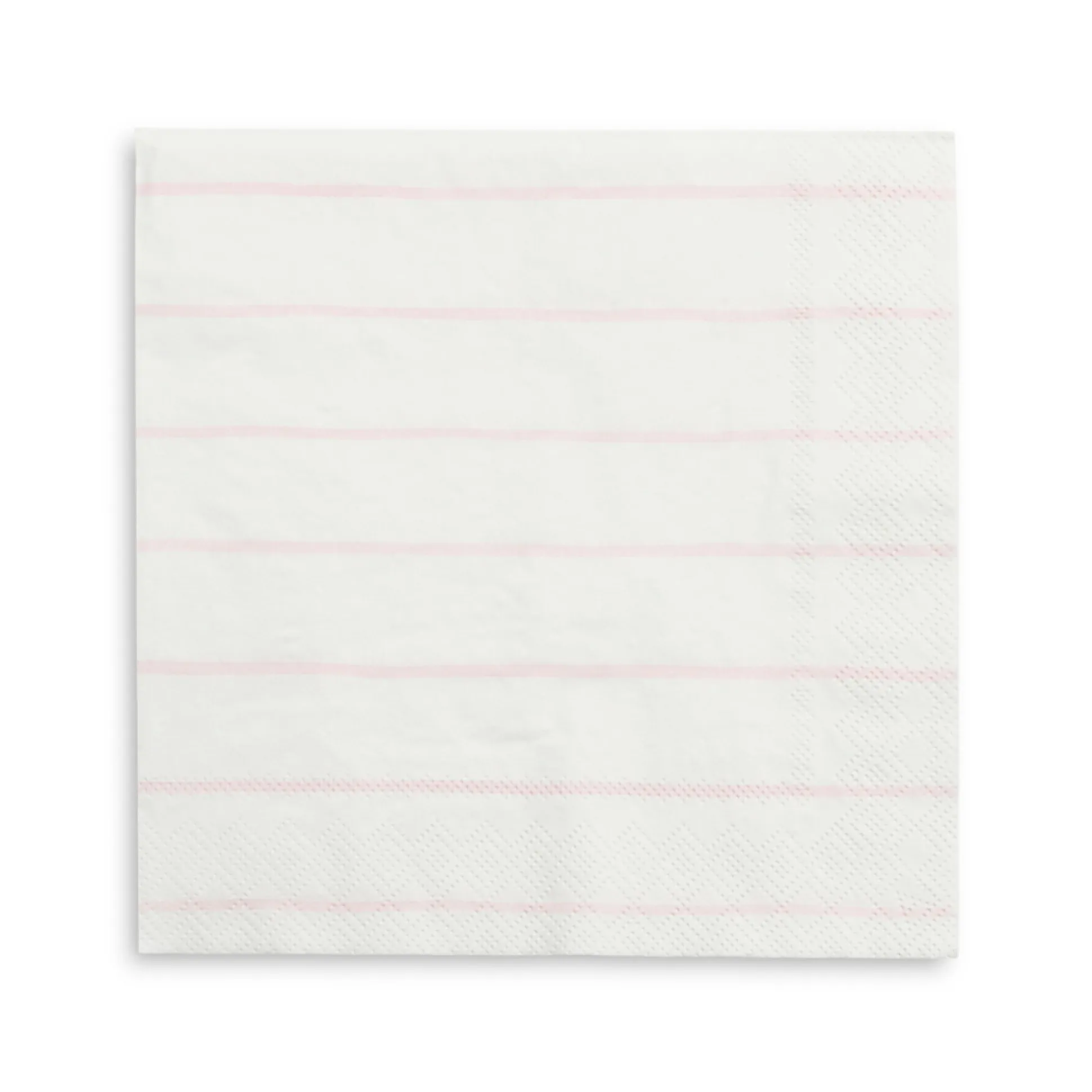 Blush Frenchie Striped Large Napkins, Pack of 16