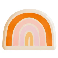 Boho Rainbow Large Plates, Pack of 8