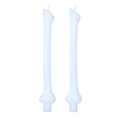 Bone Taper Candle Set, Pack of 2