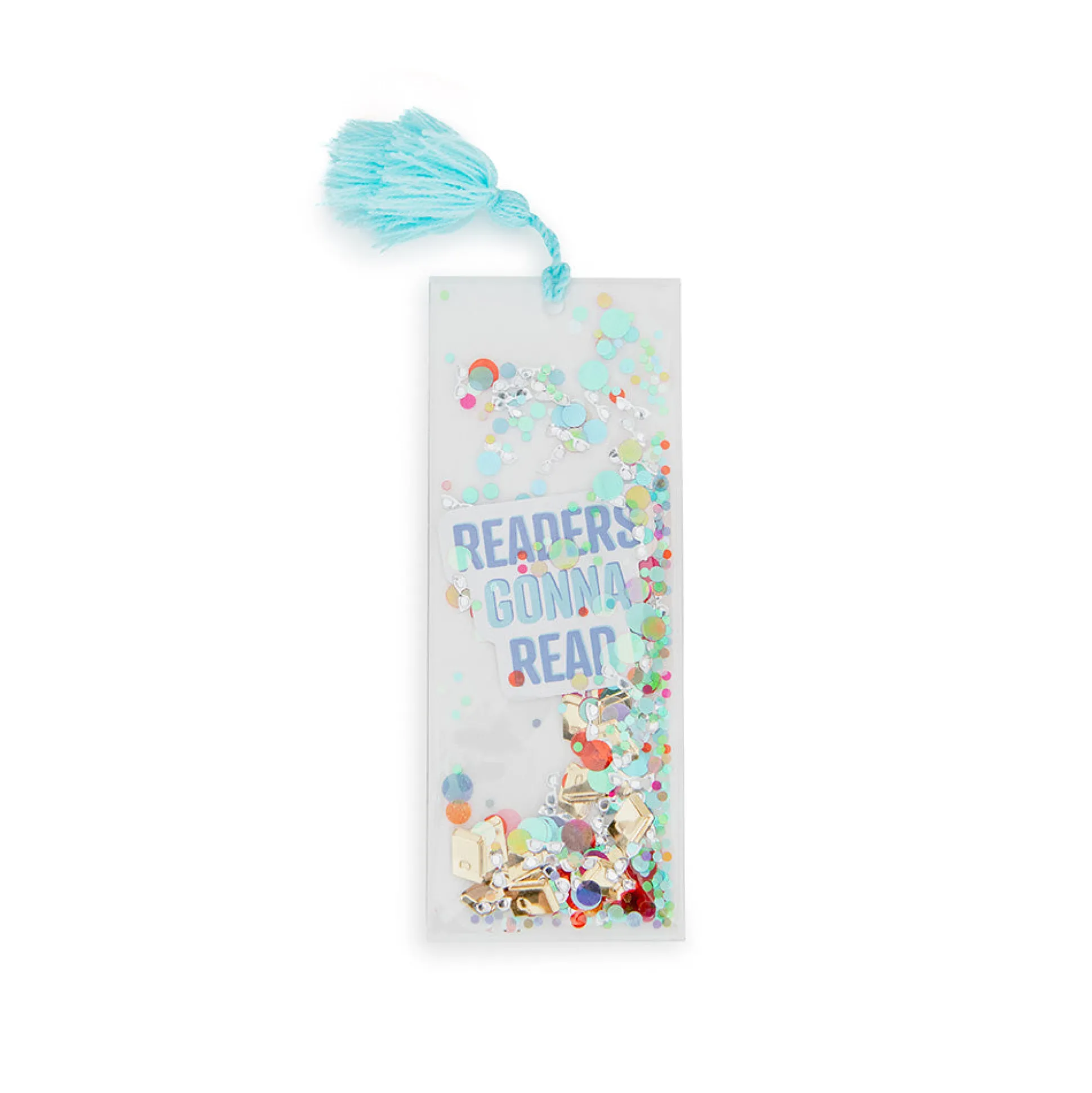 Book Club "Readers Gonna Read" Confetti Bookmark