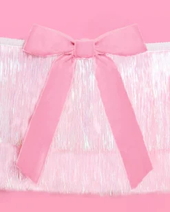 Bow Bliss Banner - layered fringe + velvet bows