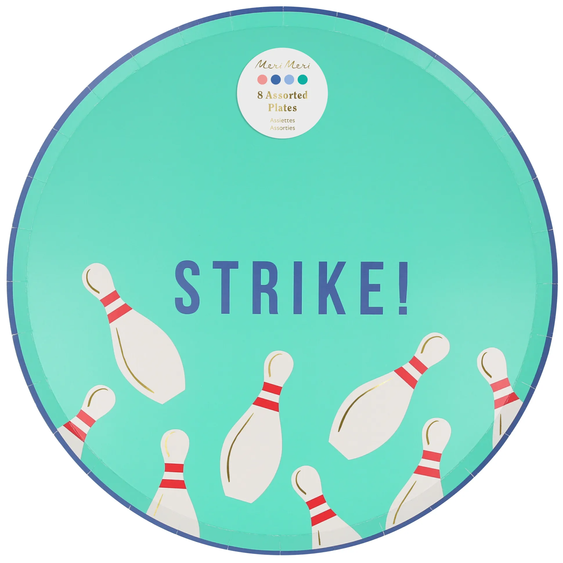 Bowling Dinner Plates, Set of 8