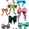 Bow Ornaments, Set of 9