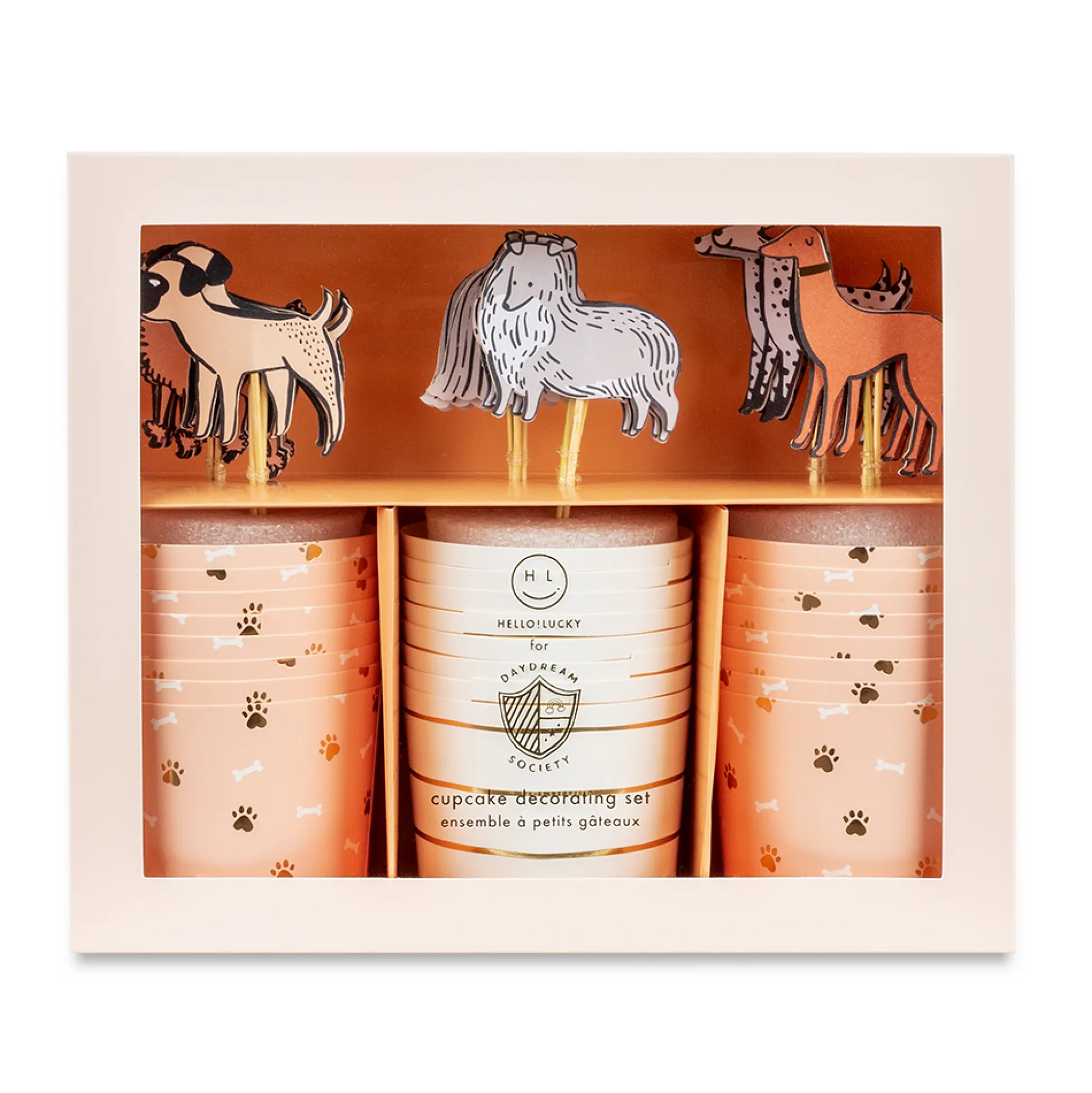 Bow Wow Cupcake Decorating Set, Set of 24
