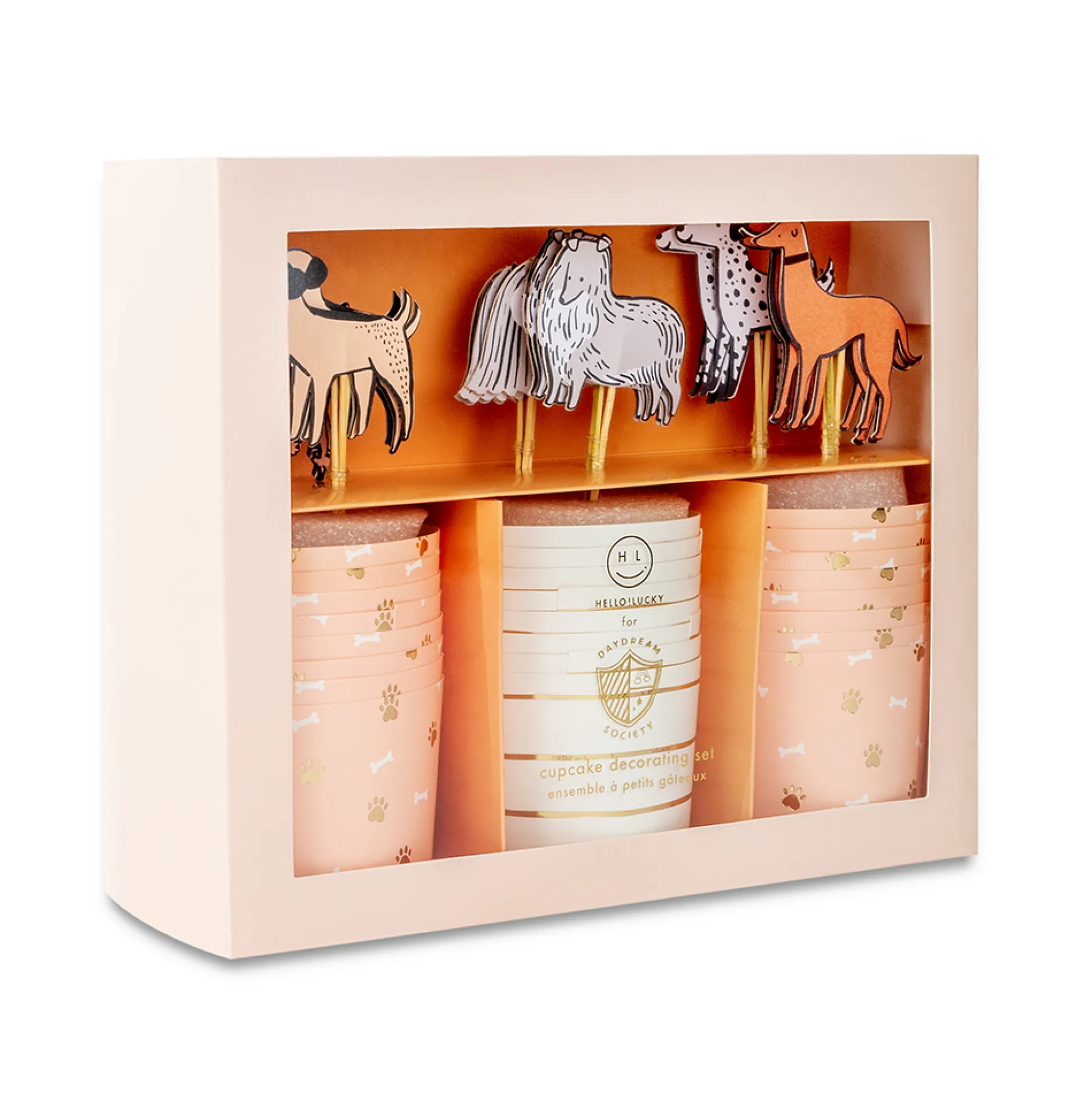 Bow Wow Cupcake Decorating Set, Set of 24