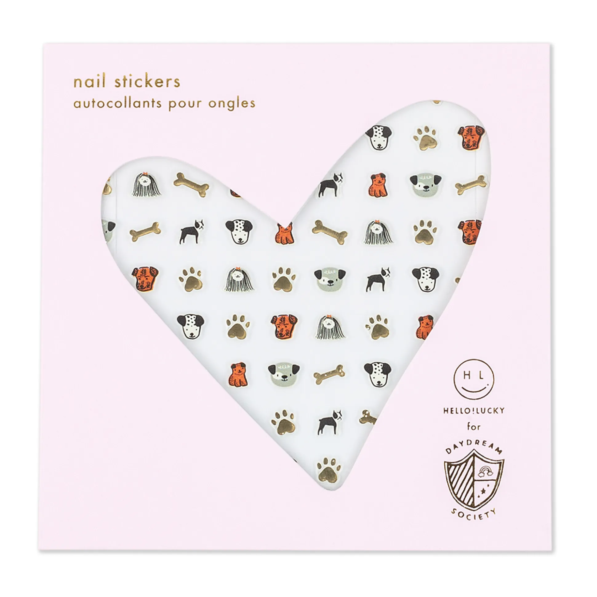 Bow Wow Nail Stickers, Pack of 100