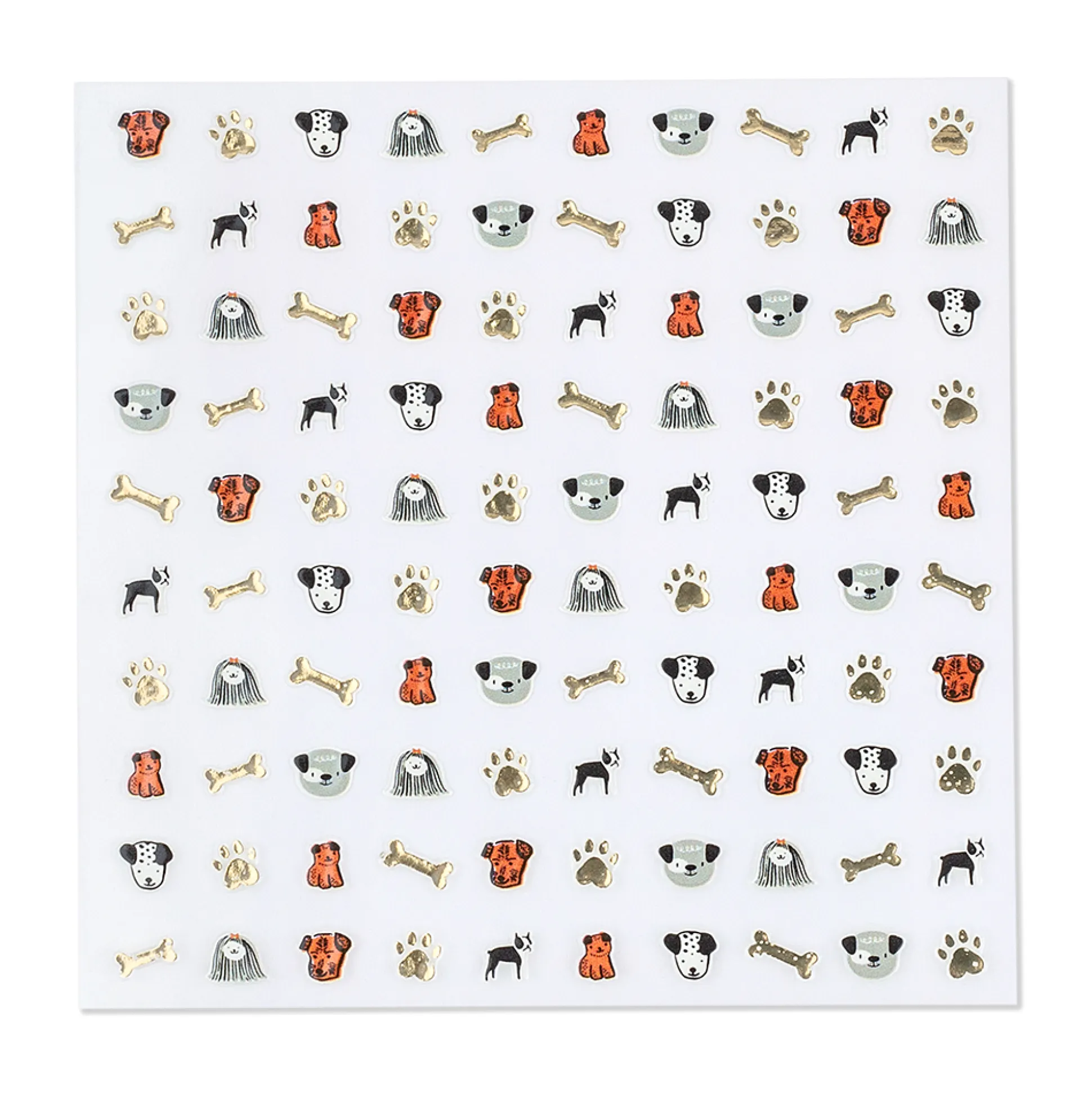 Bow Wow Nail Stickers, Pack of 100
