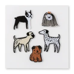 Bow Wow Patch Set, Pack of 5