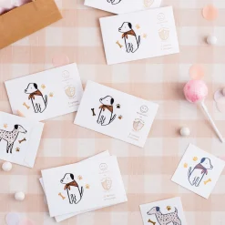 Bow Wow Temporary Tattoos, Pack of 2