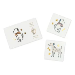 Bow Wow Temporary Tattoos, Pack of 2