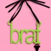Brat Ornament - neon green ornament