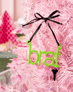 Brat Ornament - neon green ornament