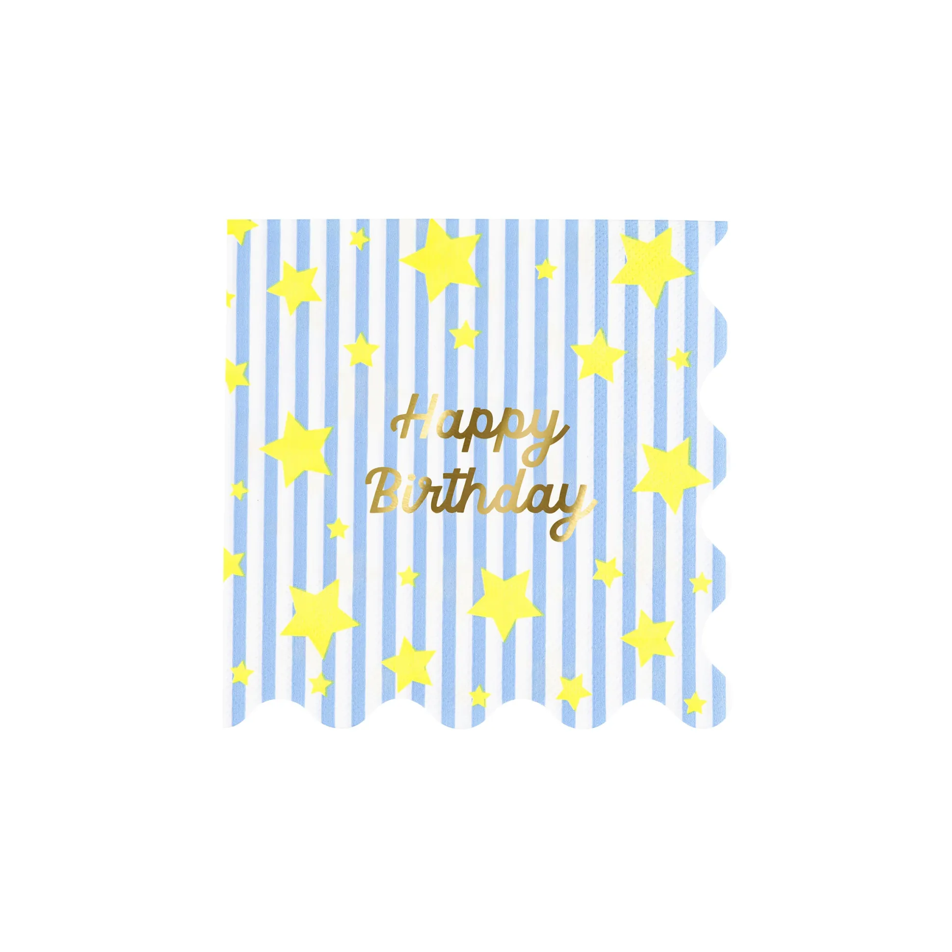 Bright Star Happy Birthday Small Napkins (x 16)