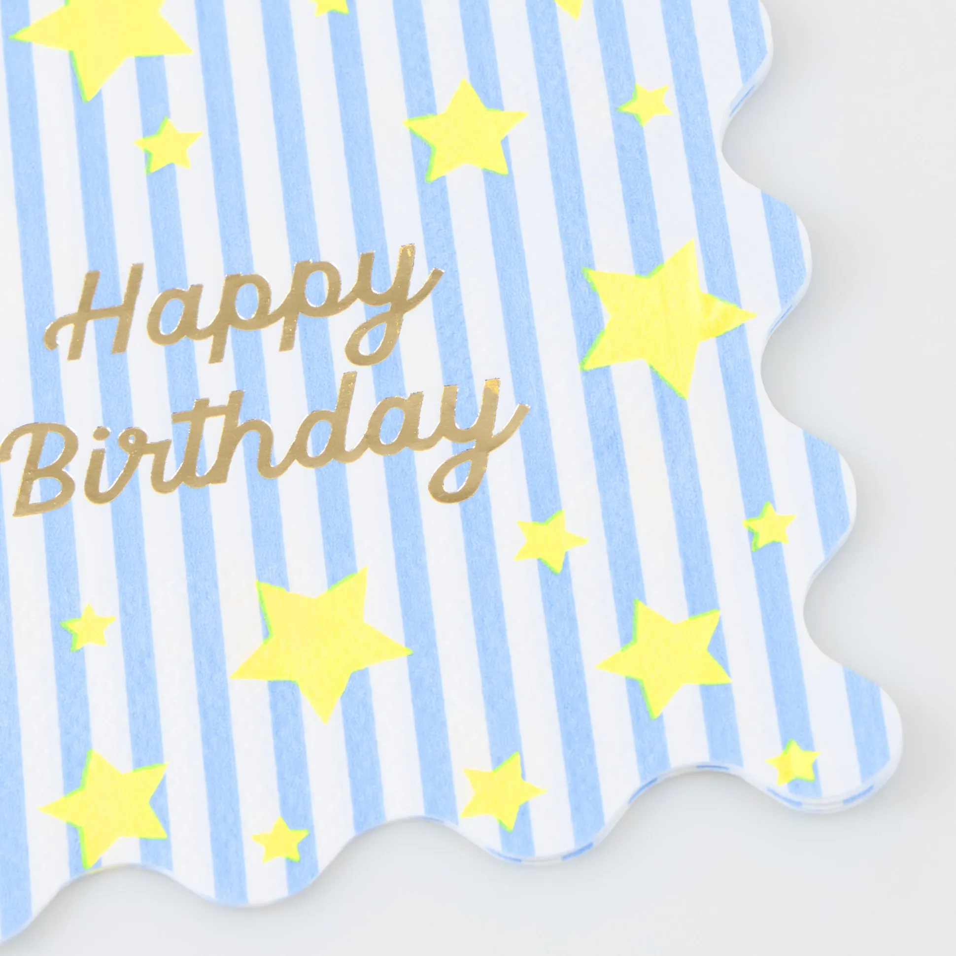 Bright Star Happy Birthday Small Napkins (x 16)