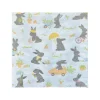 Bunnies In The Garden Large "Garden" Napkins, Pack of 16