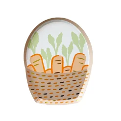 Bunnies In The Garden Small Basket Plates, Pack of 8