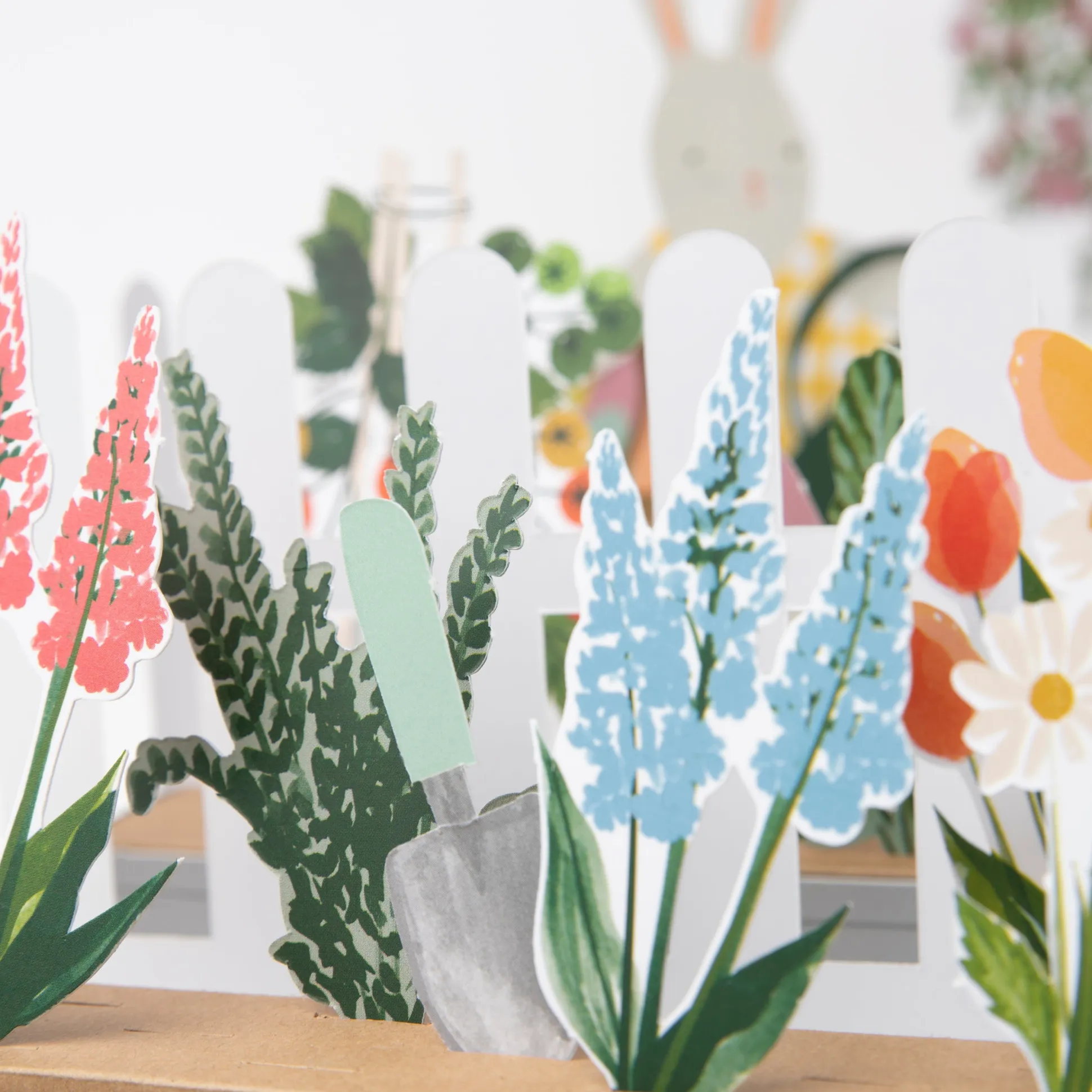 Bunny Paper Play Garden