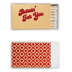 Burnin' For You Custom Matches, Red Foil