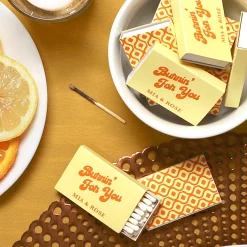 Burnin' For You Custom Matches, Gold Foil