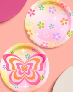 Butterfly Dream Plates - 24 paper plates