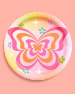 Butterfly Dream Plates - 24 paper plates