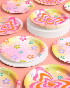 Butterfly Dream Plates - 24 paper plates