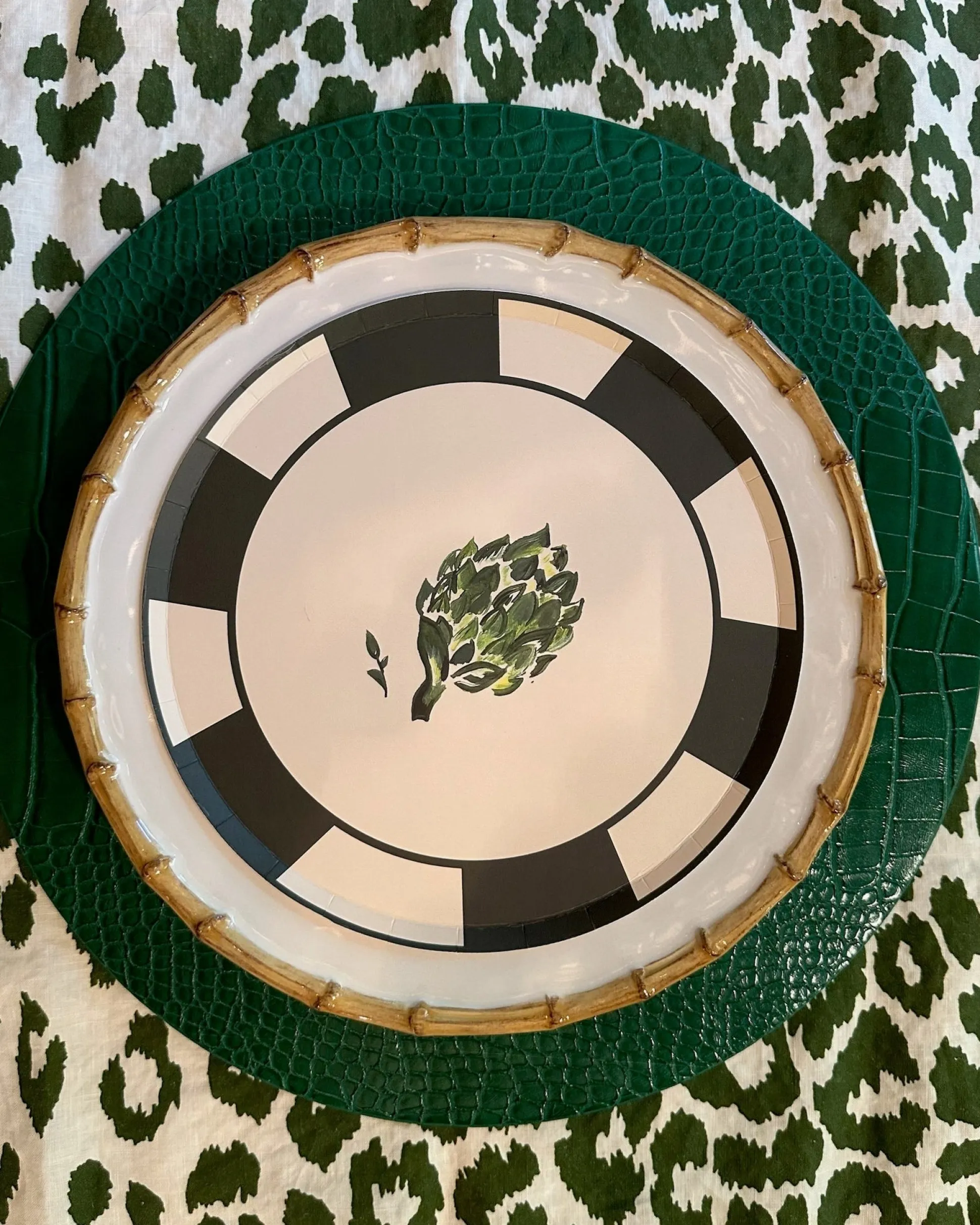 Cabana Appetizer Plates, Set of 12