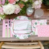 Camp Bachelorette Badge Dinner Plates, Pack of 8